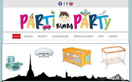 Sito web PartiBimboParty