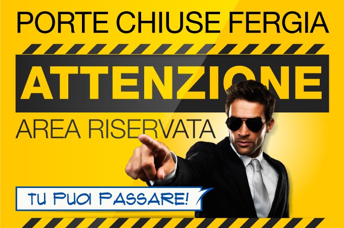 Landing page promo Porte Chiuse Fergia